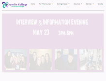 Tablet Screenshot of crumlincollege.ie